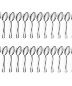 Gifcomda Edelstah Teelöffel 24 Stück, Exquisit Spiegelpoliert, für Zuhause und Restaurant, Spülmaschinenfest (14cm)