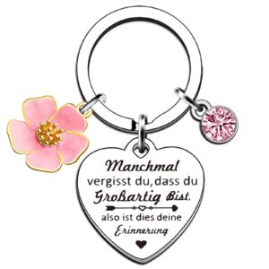 EFNHJF5 Geschenk für Frauen - Persönlicher Schlüsselanhänger zum Geburtstag & Hochzeitstag