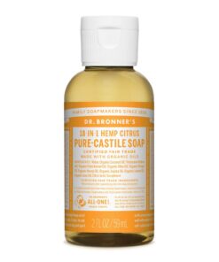 Dr. Bronner's Bio Citrus Pure-Castile Flüssigseife 59 ml USDA Organic Reisegröße