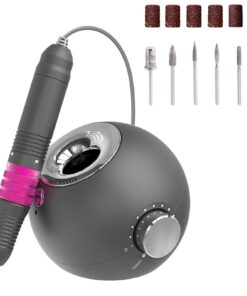 Elektrische Nagelfräser für Gelnägel - Wiederaufladbare Nagelfeile mit 35000 U/M für Anfänger und Nagelstudio - Nagelha