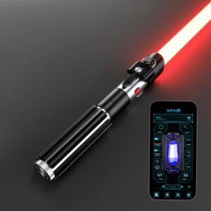 G4E Lichtschwert Bluetooth App, glatte Bewegung, 16 Sound Fonts, unendliche RGB Farbänderung, Bewegungskontrolle. Aktual