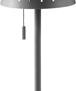 Northpoint LEDOutdoor Tischleuchte Grau wiederaufladbare Batterie 2200mAh Metall Solarangetrieben Wasserdicht | Northpo