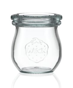 Weck Gläser 75ml Tulpenform – 12er Set mit Deckeln – robust & stapelbar, Made in Germany