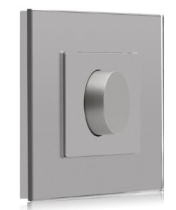 BSEED Dimmer Schalter mit Drehschalter für LED-Lampen und Dimmbare Glühlampen 500W Grau | BSEED 500W Drehdimmer Schalte