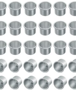 30 Stück Metall Kerzenhalter für Geburtstagsring & Tafelkerzen
