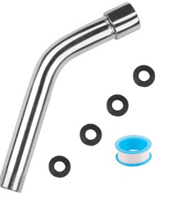 Duschkopf Verlängerungsarm 15cm Edelstahl für Universelle Duschköpfe Universal Verlängerungsrohr G1/2” Gewinde