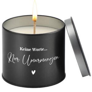 PRSTENLY Trauergeschenk Kondolenz Trauerkerze für Lieblingsmensch, Beileidsgeschenke für Mutter Vater, Gedenkgeschenke K