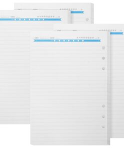 Skycase A5 Nachfüllpapier - Liniertes Papier für Filofax & Notizen (Linie)