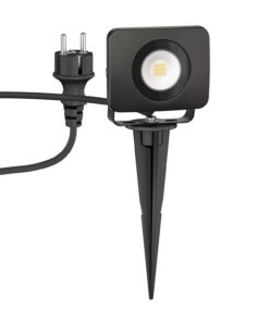 LEDScom.de LED Gartenstrahler Wega fürexterne Verwendung, schwarz, 9,46W, 935lm, warm-weiß | LEDScom.de Wega LED Garten