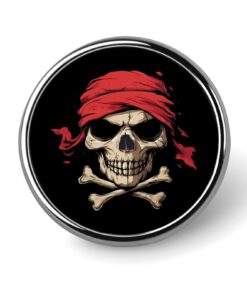 Piraten-Totenkopf-Brosche für Alle mit gekreuzten Knochen, modisches Abzeichen für Partys und Hochzeiten | Damen- und H