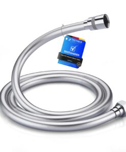 GRIFEMA Flexibler Duschschlauch 1,5m - Anti-Knick & Leckfrei, langlebiger Ersatzschlauch mit Messinganschlüssen & Dichtu