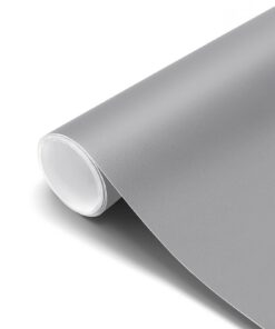 Selberklebende Dékorfolie für Möbel - 61x500cm - Waaserdicht - Matt - für Küchen, Fensterbänke und Schränke - Grau | Fo