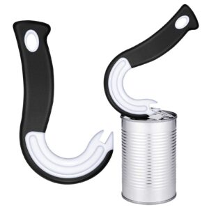 J förmiger Dosenöffner - Leicht zu öffnen für Ringverschlüsse - perfekt für die Küche (1 Stück) Ring Pull GlasÖffner -
