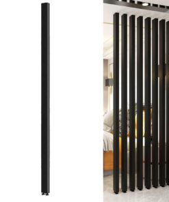 WIGING Schwarz Raumteiler Für Büro Mit Verstellbaren Füßen Kein Bohren Erforderlich(80cm/31.5in/|62ft,1PCS) WIGING Sch