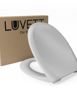 LUVETT® Absenkautomatik Toilettendeckel Manhattan Grau | LUVETT® Duroplast Klobrille Absenkautomatik C770 | LUVETT® Ant