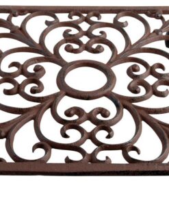Esschert Design Pflanzenroller - Rostbraun, quadratisch, großformatig fürинаocalynost | Esschert Design Pflanzenroller