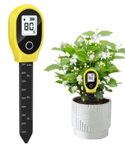 Bodenmessgerät Digital für Pflanzenfeuchtigkeit - Ideal für Gartenarbeit, Rasen und Landwirtschaft | Feuchtigkeitsmesse