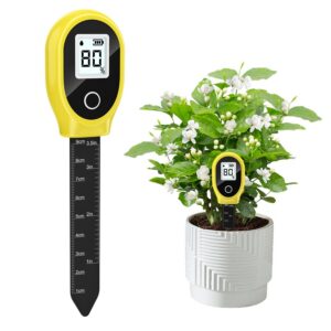 Bodenmessgerät Digital für Pflanzenfeuchtigkeit - Ideal für Gartenarbeit, Rasen und Landwirtschaft | Feuchtigkeitsmesse