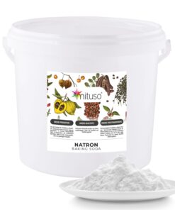 Mituso Natron Pulver 5kg Lebensmittelqualität Baking Soda Backpulver umweltfreundlich Haushaltsreiniger