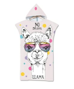 DOTBUY Surf Poncho Badeponcho Schnelltrocknend Mikrofaser 75 x 110 cm Damen Herren