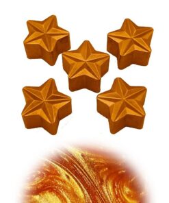 Weihnachts Duftstern 5er Set Spicy Vanille für Raumduft und Kerzenwärmer | Soja Wachs Melts Duftmelt für Duftlampen und
