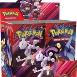 PKM Ewige Rivalen Display 36 Booster Packs Team Rocket ist zurück Deutsch Originalverpackt Karmesin & Purpur mit LMS Tra