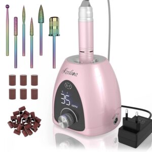 Elektrische Nagelfräser Nageln Gelnägel 35000 U/Min 6 in 1 Maniküre Set Sicher für Anfänger Profi Elektrische Nagelfräs