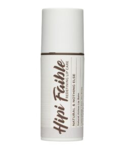 Hipi Faible NATURAL Lip Balm für trockene Lippen mit Bio Wollwachs – Hygienischer 6 ml Pumpspender