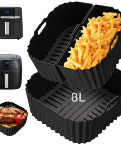 Russell Hobbs Heißluftfritteuse Silikonform 3 Stück 8L / 8,3L Wiederverwendbar Backform