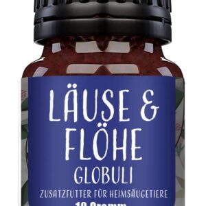 Nature Animal® Anti LÄUSE & FLÖHE Kügelchen für Hunde und Katzen + SOFORTWIRKEND bei Laus, Floh & Ungeziefer Befall + Ef