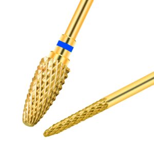 CGBE Nagelfräser Aufsätze, Wolframcarbid Hartmetall Bits, für Maniküre & Pediküre, Entfernen von Gel & Acryl Nagelhaut,