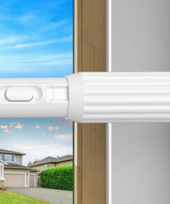 AIZESI Gardinenstange ohne Bohren 150–322 cm Ø32 mm – für Gardinen, Duschvorhang & Balkon