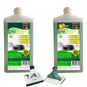 Set JaTop UniWisch Duftfrei + Orange Universalreiniger für Vorwerk Saugwischer SP 520, 530, 600, SPB 100, SP 7, 2x 750ml