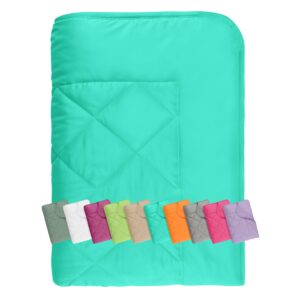 Nplus Eins Sommerdecke - Picknickdecke - Leichtbettdecke - für Familie - im Sommer - leicht und windig - in 2 Größen und