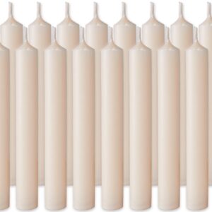 BRUBAKER 20er Pack Geburtstagskerzen Champagner 9,5 cm - perfekt für Geburtstage und Partys - Deko- und Ritualkerzen mit
