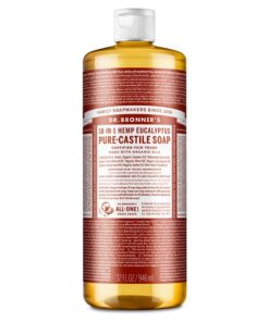 Dr. Bronner Pure-Kastilien Seife Hemp Eukalyptus 18-in-1 32 Unzen USDA Organic Fair for Life