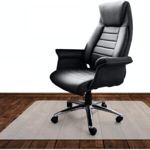 BODENSCHUTZMATTE Premium Eco PP 120 x 80 cm Bürosesselunterlage Neutral Milchig