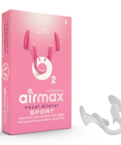 Airmax Nasenspreizer Sport - verbessert die Atemwege - 76% mehr Luftstrom - Für Laufleute, Radfahrer und Yogistene - 1 S