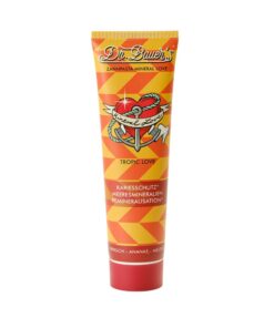 Dr. Bauer's Tropic Love Sensitive Zahnpasta für empfindliche Zähne mit Pfirsich-Ananas-Melone in umweltfreundlicher Holz