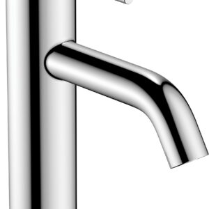 Hansgrohe Tecturis S Waschtischarmatur Kaltwasser Wasserhahn Bad 80mm Mischbatterie Wassersparend EcoSmart+ Chrom
