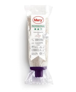 Mery Profi Mopp Baumwolle Ecru 250 g 25 cm Einsatzbereich Reinigung Leuchtfertig 11x7x35 cm