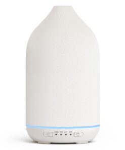 SALKING Aroma Diffuser Keramik für Zuhause und Büro - Weiß, 200ML, Ultraschall, BPA-Frei