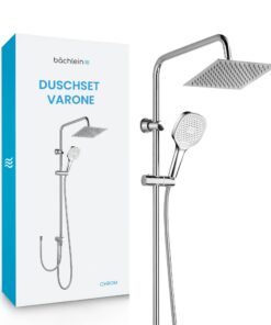 Bächlein Duschset Varone - moderne Regendusche ohne Armatur für Wellness-Beschämung | Bächlein Duschset Varone - Hochgl