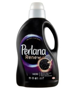 Perlana Renew Lana Nero Waschmittel für Schwarze und Dunkle Wäsche - Intensiviert Farben und Schützt Against Farbveränd
