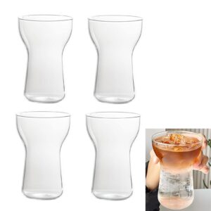 NSXIN Latte Macchiato Gläser für Coffee-Lovers - Heat-Resistant, Transparente Kristall-Gläser, Ideal für Cocktail und Ka