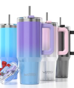 **WATERSY 30oz Doppelwandiger Edelstahl Thermobecher für Raucher und Freizeitaktivisten** | **WATERSY 30oz Vakuum Ausla