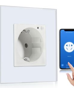 BSEEDWifi Smart Steckdose Alexa und Google Home Kompatibel Weiß 1 Fach Schuko NUR 2,4 GHz Netzwerk BSEEDWifi Steckdose