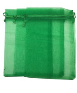 Strawberry and Grape Barrier Bags 100 Count Mesh für Fruchtschutz im Garten (Green Grass) Strawberry and Grape Barrier