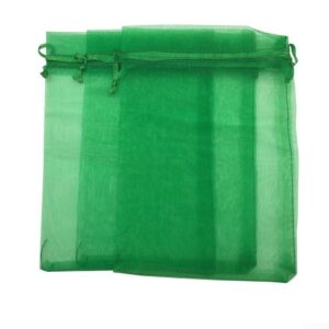 Strawberry and Grape Barrier Bags 100 Count Mesh für Fruchtschutz im Garten (Green Grass) Strawberry and Grape Barrier