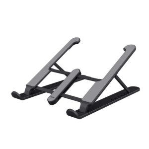Trusted Primo Faltbarer Laptop Ständer 16 Zoll, Leichter Klappbarer Laptop Halter, In 6 Stufen Höhenverstellbar für MacB
